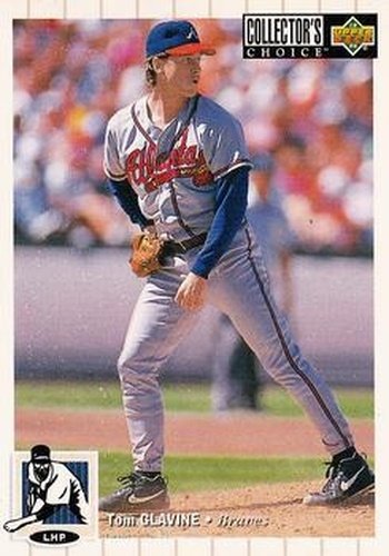 #430 Tom Glavine - Atlanta Braves - 1994 Collector's Choice Baseball