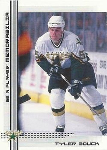 #430 Tyler Bouck - Dallas Stars - 2000-01 Be a Player Memorabilia Hockey