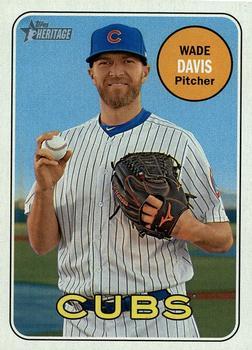 #430 Wade Davis - Chicago Cubs - 2018 Topps Heritage Baseball