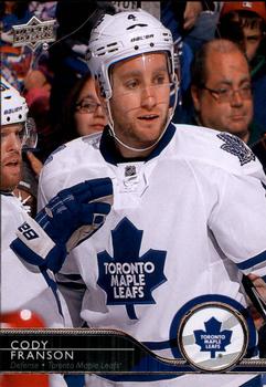 #430 Cody Franson - Toronto Maple Leafs - 2014-15 Upper Deck Hockey
