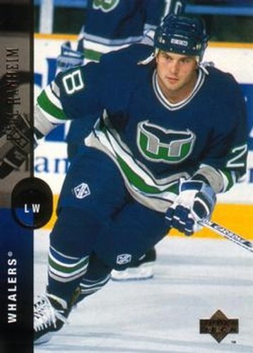 #430 Paul Ranheim - Hartford Whalers - 1994-95 Upper Deck Hockey