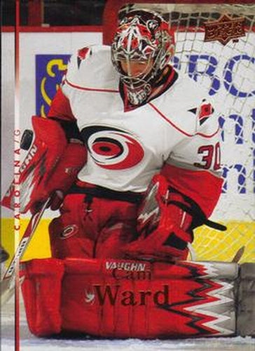 #430 Cam Ward - Carolina Hurricanes - 2007-08 Upper Deck Hockey