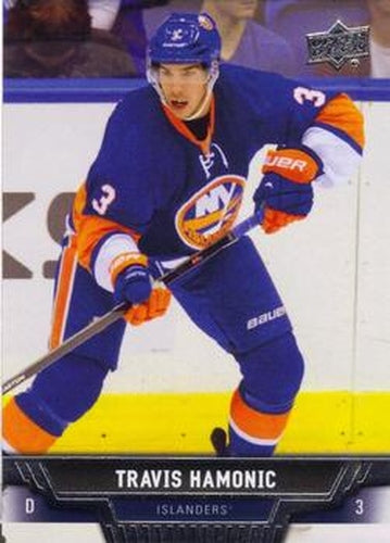 #430 Travis Hamonic - New York Islanders - 2013-14 Upper Deck Hockey