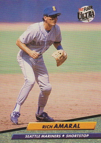 #430 Rich Amaral - Seattle Mariners - 1992 Ultra Baseball