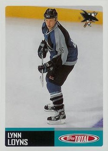 #430 Lynn Loyns - San Jose Sharks - 2002-03 Topps Total Hockey