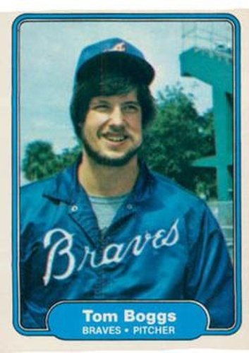 #430 Tom Boggs - Atlanta Braves - 1982 Fleer Baseball