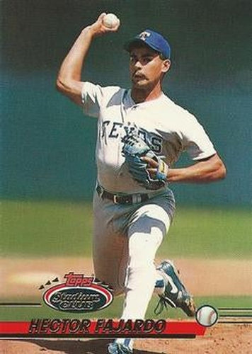 #430 Hector Fajardo - Texas Rangers - 1993 Stadium Club Baseball