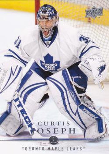 #430 Curtis Joseph - Toronto Maple Leafs - 2008-09 Upper Deck Hockey
