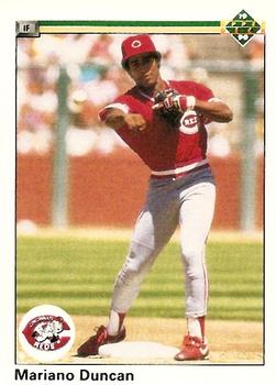 #430 Mariano Duncan - Cincinnati Reds - 1990 Upper Deck Baseball