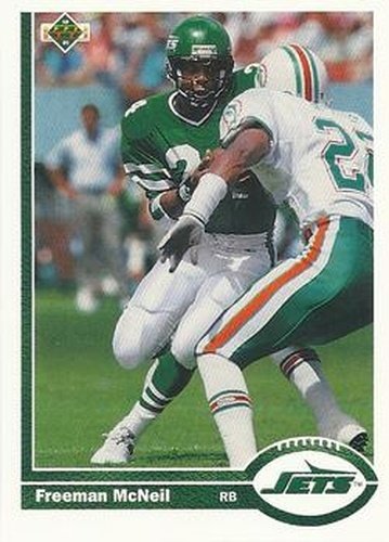 #431 Freeman McNeil - New York Jets - 1991 Upper Deck Football