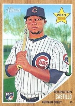 #431 Welington Castillo - Chicago Cubs - 2011 Topps Heritage Baseball