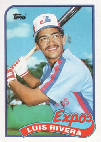 #431 Luis Rivera - Montreal Expos - 1989 Topps Baseball