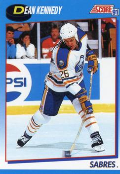 #431 Dean Kennedy - Buffalo Sabres - 1991-92 Score Canadian Bilingual Hockey