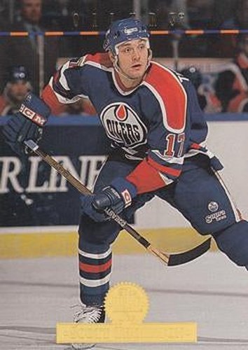 #431 Scott Thornton - Edmonton Oilers - 1994-95 Leaf Hockey