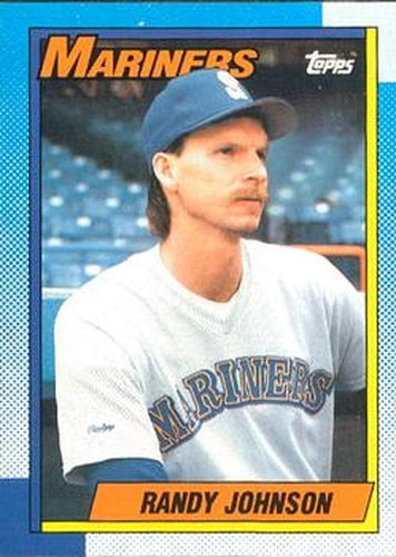 #431 Randy Johnson - Seattle Mariners - 1990 O-Pee-Chee Baseball