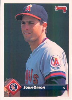 #431 John Orton - California Angels - 1993 Donruss Baseball