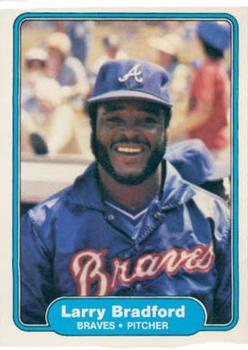 #431 Larry Bradford - Atlanta Braves - 1982 Fleer Baseball