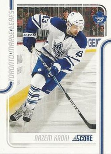 #431 Nazem Kadri - Toronto Maple Leafs - 2011-12 Score Hockey