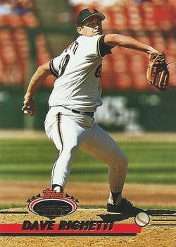 #431 Dave Righetti - San Francisco Giants - 1993 Stadium Club Baseball