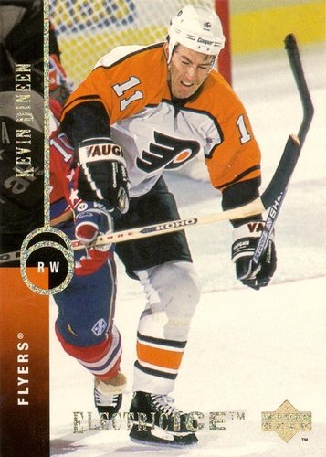 #431 Kevin Dineen - Philadelphia Flyers - 1994-95 Upper Deck Hockey - Electric Ice