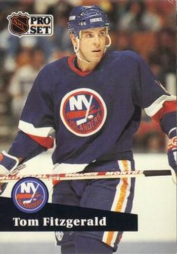 #431 Tom Fitzgerald - 1991-92 Pro Set Hockey
