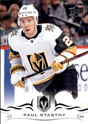 #431 Paul Stastny - Vegas Golden Knights - 2018-19 Upper Deck Hockey