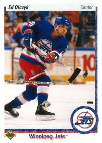#431 Ed Olczyk - Winnipeg Jets - 1990-91 Upper Deck Hockey