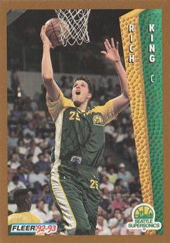 #431 Rich King - Seattle SuperSonics - 1992-93 Fleer Basketball