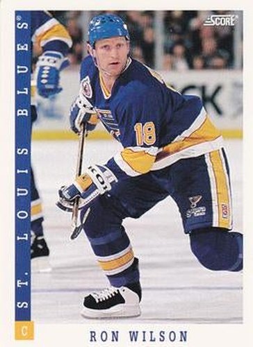 #431 Ron Wilson - St. Louis Blues - 1993-94 Score Canadian Hockey