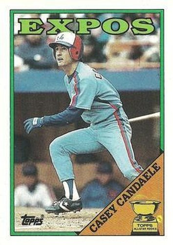 #431 Casey Candaele - Montreal Expos - 1988 Topps Baseball
