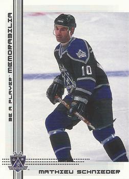 #431 Mathieu Schneider - Los Angeles Kings - 2000-01 Be a Player Memorabilia Hockey