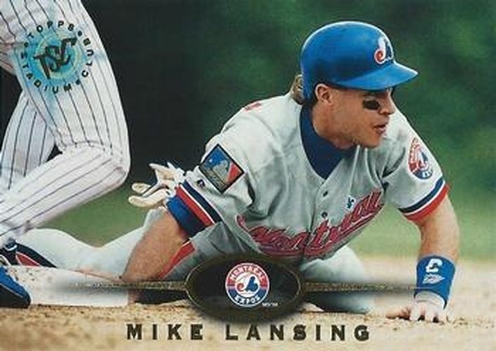 #431 Mike Lansing - Montreal Expos - 1995 Stadium Club Baseball