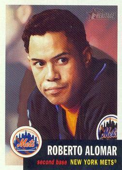 #431 Roberto Alomar - New York Mets - 2002 Topps Heritage Baseball