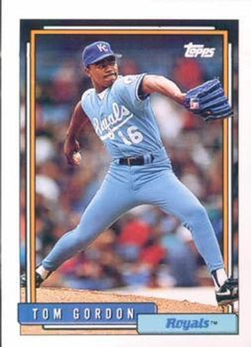 #431 Tom Gordon - Kansas City Royals - 1992 Topps Baseball