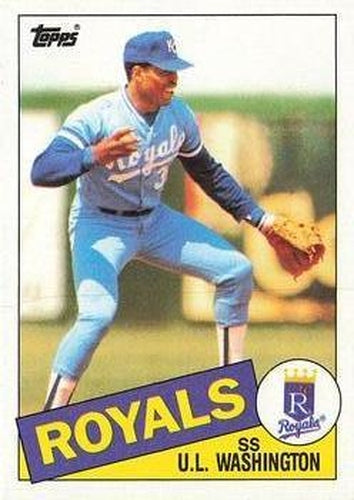 #431 U.L. Washington - Kansas City Royals - 1985 Topps Baseball