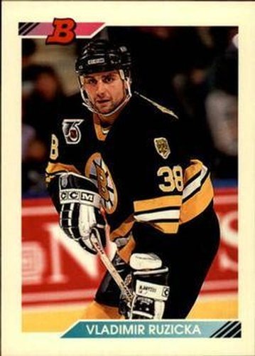 #431 Vladimir Ruzicka - Boston Bruins - 1992-93 Bowman Hockey