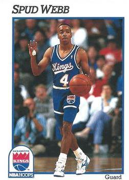 #431 Spud Webb - Sacramento Kings - 1991-92 Hoops Basketball