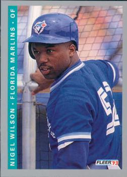 #431 Nigel Wilson - Florida Marlins - 1993 Fleer Baseball