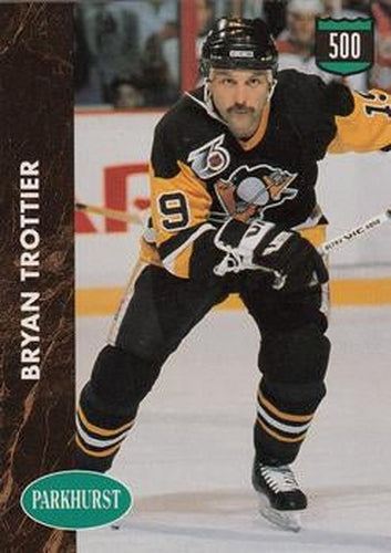 #431 Bryan Trottier - Pittsburgh Penguins - 1991-92 Parkhurst Hockey