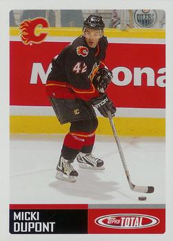 #431 Micki DuPont - Calgary Flames - 2002-03 Topps Total Hockey