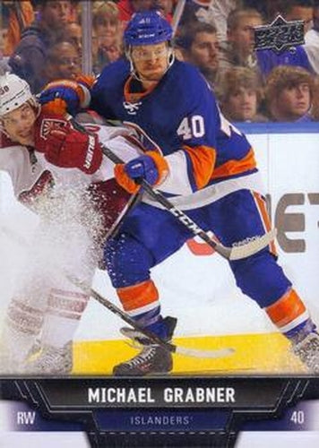 #431 Michael Grabner - New York Islanders - 2013-14 Upper Deck Hockey