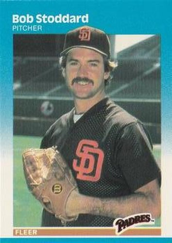 #431 Bob Stoddard - San Diego Padres - 1987 Fleer Baseball
