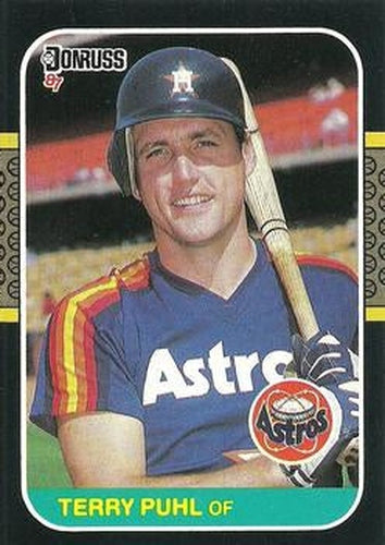 #431 Terry Puhl - Houston Astros - 1987 Donruss Baseball