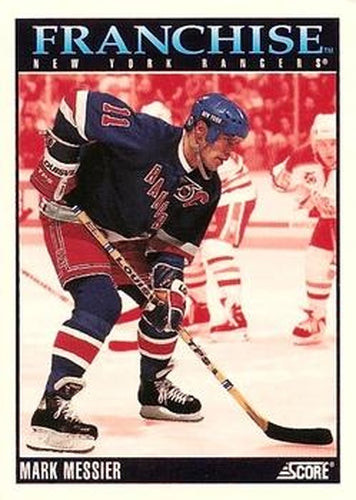 #431 Mark Messier - New York Rangers - 1992-93 Score USA Hockey