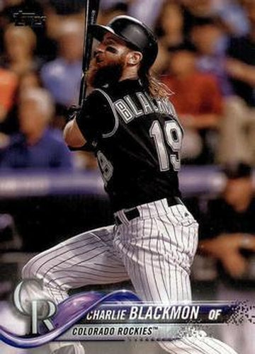 #431 Charlie Blackmon - Colorado Rockies - 2018 Topps Baseball
