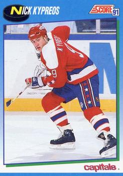 #432 Nick Kypreos - Washington Capitals - 1991-92 Score Canadian Hockey