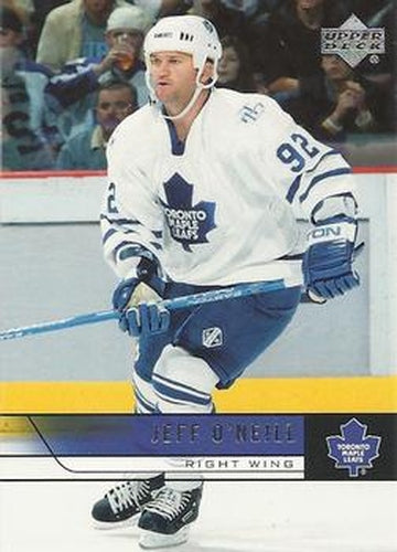 #432 Jeff O'Neill - Toronto Maple Leafs - 2006-07 Upper Deck Hockey