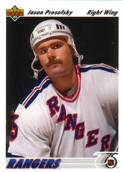 #432 Jason Prosofsky - New York Rangers - 1991-92 Upper Deck Hockey
