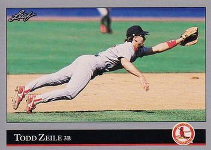 #432 Todd Zeile - St. Louis Cardinals - 1992 Leaf Baseball