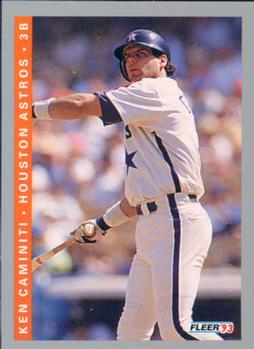 #432 Ken Caminiti - Houston Astros - 1993 Fleer Baseball